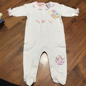 Vintage 0-3m baby outfit with tags
